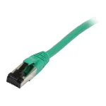 Synergy 21 Patch Laidas RJ45, CAT8.1 2000MHz, 0,25m, Žalias, S-STP (S/FTP), TPE (Ultra SuperFlex), AWG26