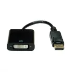 Value 12.99.3137 Vaizdo kabelis-adapteris 0,15 m DisplayPort DVI-D Juodas (12.99.3137)