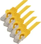 Tinklo kabelis S/CONN ShiverPeaks Cat. 7 S/FTP 3 m geltonas