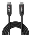 Lindy 36977 USB 3.2 Type C kabelis, 1,5 m, 20 Gbps, 100 W PD, GRS