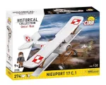 Cobi konstravimo rinkinys Nieuport 17 C.1, 274 detalės, modelio rinkinys