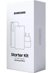 Starterkit Samsung Galaxy S26 Ultra &ndash; skaidrus apsauginis dėklas, anti-refleksinis ekrano apsauginis stiklas, 25W įkroviklis