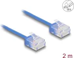 Tinklo kabelis DeLOCK RJ45 Cat.6 2 m mėlynas