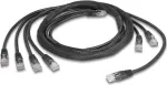 DeLOCK tinklo kabelis 5 m Cat5e U/UTP juodas 90121