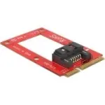 DeLOCK 95240 mSATA į SATA 7 kontaktų adapterio plok&scaron;tė