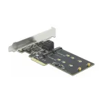 DeLOCK 3 prievadų SATA ir 2 lizdų M.2 Key B PCI Express kortelė