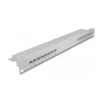 DeLOCK 19 colių Patch Panel 16 prievadų Cat.6A 1U pilkas Metalinis Stovas