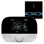 TUYA Programuojamas termostatas dujų katilui, Wi-Fi, RF, 3A