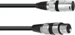 Kalbėtojo kabelis PSSO XLR 2x2,5 mm&sup2;, 3 m, juodas