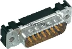 Harting D-SUB ki&scaron;tukinis kontaktinis lizdas 180&deg; Polių skaičius: 25 Litavimas 09 65 361 7712 1 vnt.