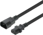MANHATTAN 352673 Ilginimo maitinimo laidas IEC320 C14&ndash;C13 10A 1m Juodas