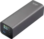 VOLTCRAFT VC-C909 Powerbank 27000 mAh USB PD 3.1 Li-Ion Juoda-Sidabrinė Būsenos Ekranas (VC-16003645)