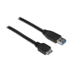 Jungiamasis laidas USB 3.0 Ki&scaron;tukas A &ndash; Ki&scaron;tukas Micro B, juodas, 2 m, Good Connections&reg; (2710-MB02)