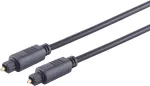 Optinis Toslink kabelis ShiverPeaks 69004-0.5 &mdash; 0,5 m, 4,0 mm optinis skaitmeninis garso kabelis