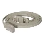 Tinklo kabelis Tecline 778003 &mdash; pilkas Cat6 U/UTP (UTP) 0,25 m, RJ-45 į RJ-45