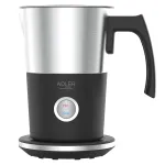 Automatinis pieno putotojas Adler AD 4497 &mdash; nerūdijantis plienas, 600 W, putos 120 ml / &scaron;ildymas 300 ml, kar&scaron;tas ir &scaron;altas