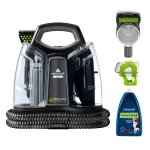 Bissell SpotClean Pet Plus &scaron;lapio ir sauso valymo ma&scaron;ina, juoda, permatoma