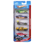 Hot Wheels 5 automobilių rinkinys, 1:64 skalė, įvairių spalvų