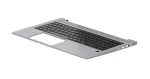 HP N06912-041 klaviatūra (voki&scaron;kas i&scaron;dėstymas, foninis ap&scaron;vietimas)