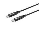 Equip USB 4 Ultra Slim C to C laidas, 1,2 m, PD240W, 4K/60Hz, 40Gbps, Juodas