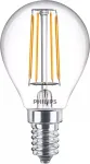Philips LED kaitrinė žvakė skaidri 40W P45 E14 x6, 4.3 W, 40 W, E14, 470 lm, 15000 h