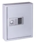 Raktų seifas OLYMPIA GOsafe 50B, polipropilenas (PP), pilkas, 71 kabliukas, kodas, 450 x 360 x 120 mm