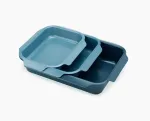 Joseph Joseph Nest Oven 3 vnt. kepimo padėklų rinkinys (45060), mėlynas