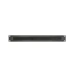 Adam Hall 19 inch 1U Rack Blanking Panel su &Scaron;epečių Juosta 87221BRUSH Juoda