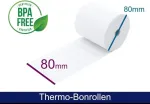ARTDEV terminis popieriaus rulonas - 80x80x12 B/D max./K su svetingumo tekstu 80m 48g
