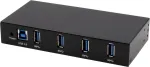 EXSYS EX-11234HMS-2 4 Port USB 3.2 Gen 1 Hub, Din-Rail and Wall Mount, VIA VL817_Q7S Chipset