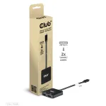 CLUB3D CSV-1558 USB-C&reg; centrinis įrenginys su dviem HDMI&trade; 4K60Hz i&scaron;ėjimais ir PD3.0 100 W