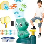 Kiddyz KT1 Dino Flying Disc Catapult Launcher Toy su 2 raketomis