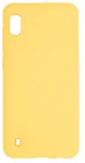 Evelatus Samsung Galaxy A10 Soft Touch Silicone Case with Strap Yellow