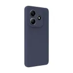 Evelatus Xiaomi Redmi Note 14 Premium Magnetic Soft Touch Silicone Case Dark Blue