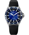 Armani vyri&scaron;kas laikrodis AR11516 42mm nerūdijančio plieno kvarcinis chronografas mėlynu ciferblatu