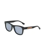 Lacoste L3651SRG-001 Unisex Akiniai - Juodas Acetato Rėmelis, Pilki Polikarbonatiniai Lę&scaron;iai, 48 mm Lę&scaron;io Plotis