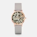 CLUSE Minuit moteri&scaron;kas laikrodis 33 mm rožinio aukso nerūdijančio plieno tinkleliu