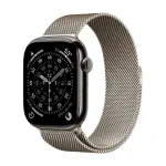 Crong Milano Steel &ndash; Nerūdijančio plieno dirželis, skirtas Apple Watch 44/45/46/49 mm (&Scaron;ampano spalvos)