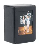 LOVEINSTANT dėklas &bdquo;Fujifilm Instax Mini&ldquo; nuotraukoms laikyti, 100 nuotraukų, juodas