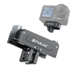 PULUZ 1/4 inch į GoPro laikiklio adapteris, skirtas DJI Osmo Action 5 Pro / 4 / 3 - juodas