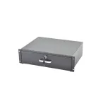 RACKTEL RL-SZ3U 3U slankiojantis stalčius 19 colių stelažams, juodas (RAL 9005)