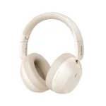 BASEUS BASS 35 MAX Bluetooth 5.3 belaidžiai ausiniai su ausų apkabomis, smėlio spalvos