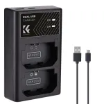 K&F Concept Dvigubas USB įkroviklis, skirtas Sony NP-FZ100 akumuliatoriui - KF28.0010