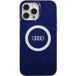 Audi IML Big Logo MagSafe Dėklas, iPhone 13 Pro Max 6.7 inch, Navy Blue, Kietas Dėklas AU-IMLMIP13PM-Q5/D2-BE
