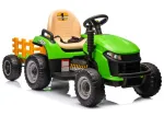 LEAN CARS elektrinis traktorius BBH-030 žalias 12V su tėvų nuotolinio valdymo pultu