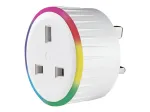 Shelly Plus Plug UK i&scaron;manusis ki&scaron;tukas, Wi-Fi (WLAN), Bluetooth, 3000W, galios matavimas, baltas