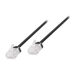 LogiLink Plonas auk&scaron;to lankstumo Cat.6A U/UTP pataisos kabelis, 10m, Juodas