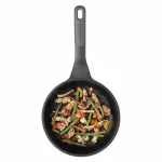 Berghoff Leo Stone+ keptuvė 24 cm aliumininė su FernoGreen nepridegančia danga, tinka indukcijai, pilka