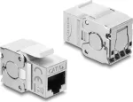 Delock Keystone modulis RJ45 Jack į LSA Cat.6A ekranuotas, be įrankių