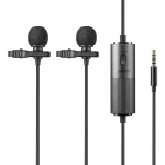 Godox LMD-40C dvigubas apykaklės mikrofonas 4m
